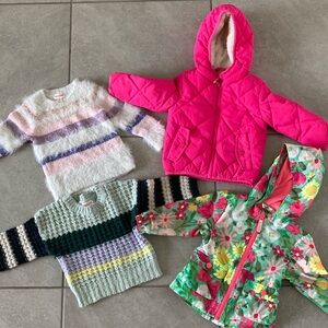 Cat & Jack 18 month girl winter bundle